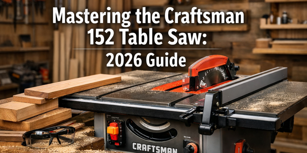Craftsman 152 Table Saw: Overview, Techniques & More