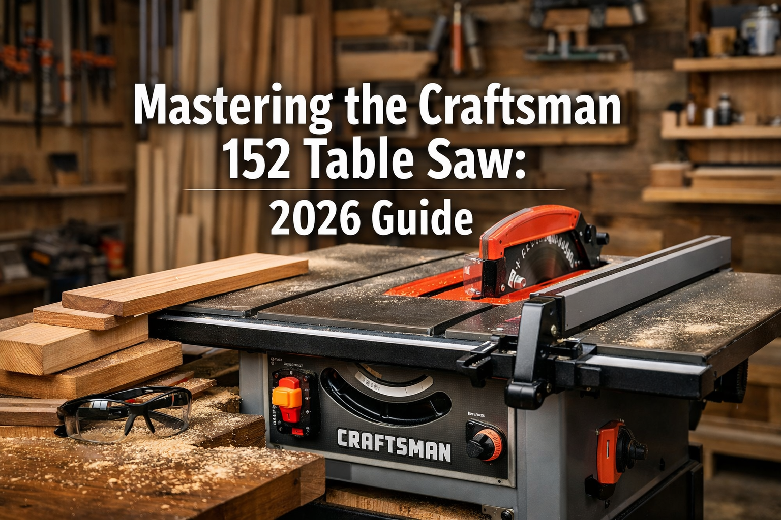 Craftsman 152 Table Saw: Overview, Techniques & More - Wood Craft Wiz
