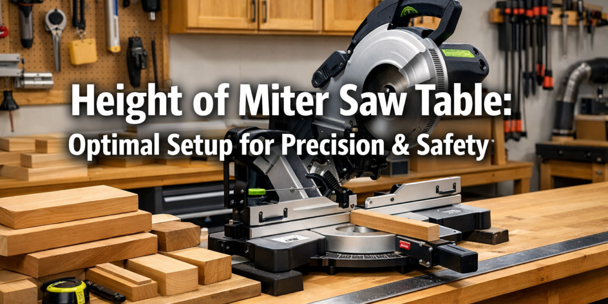 Height of Miter Saw Table: Understanding Optimal Setup