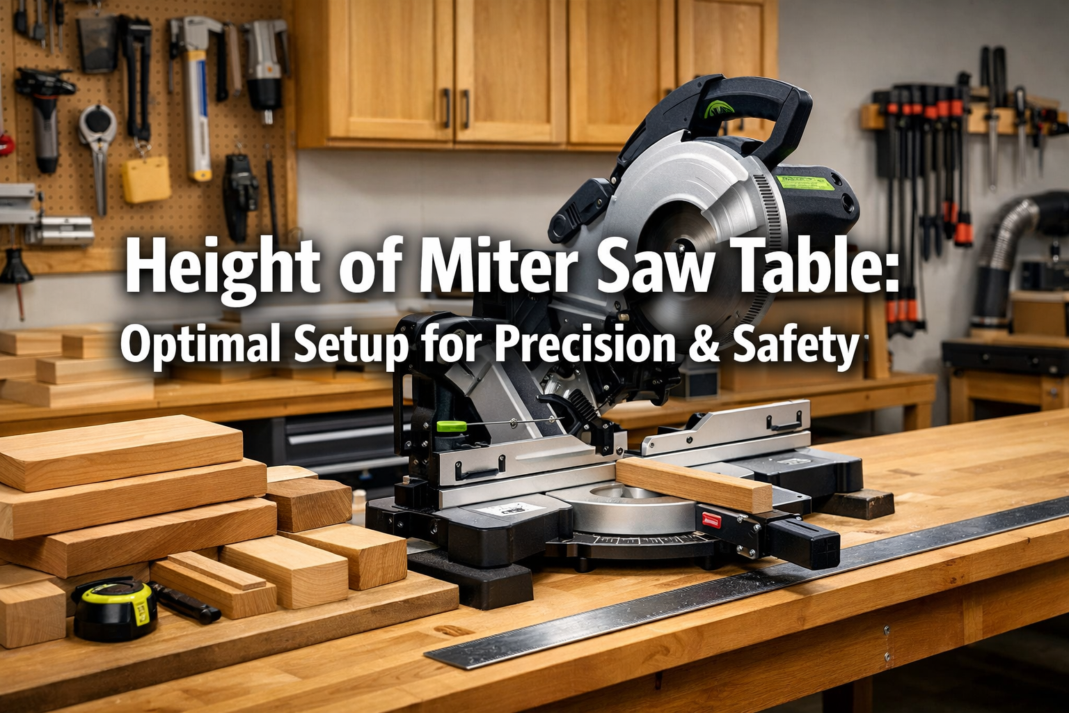 Miter Table Math Height of Miter Saw Table: Understanding Optimal Setup - Wood Craft Wiz