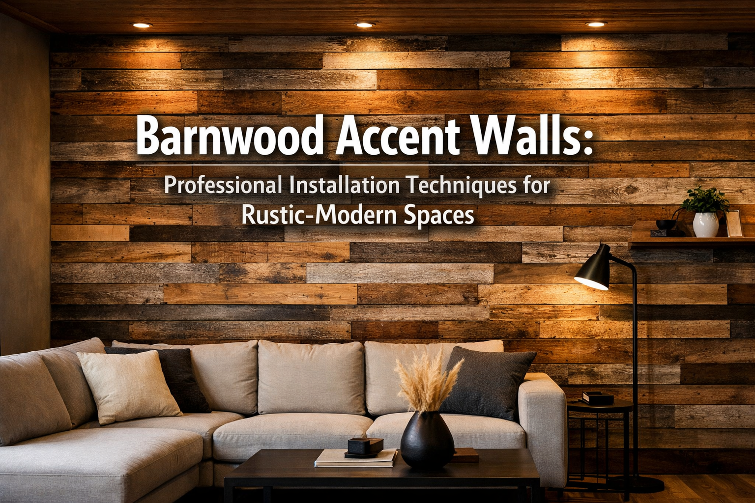 Barnwood Accent Walls: Professional Installation Techniques for Rustic-Modern Spaces