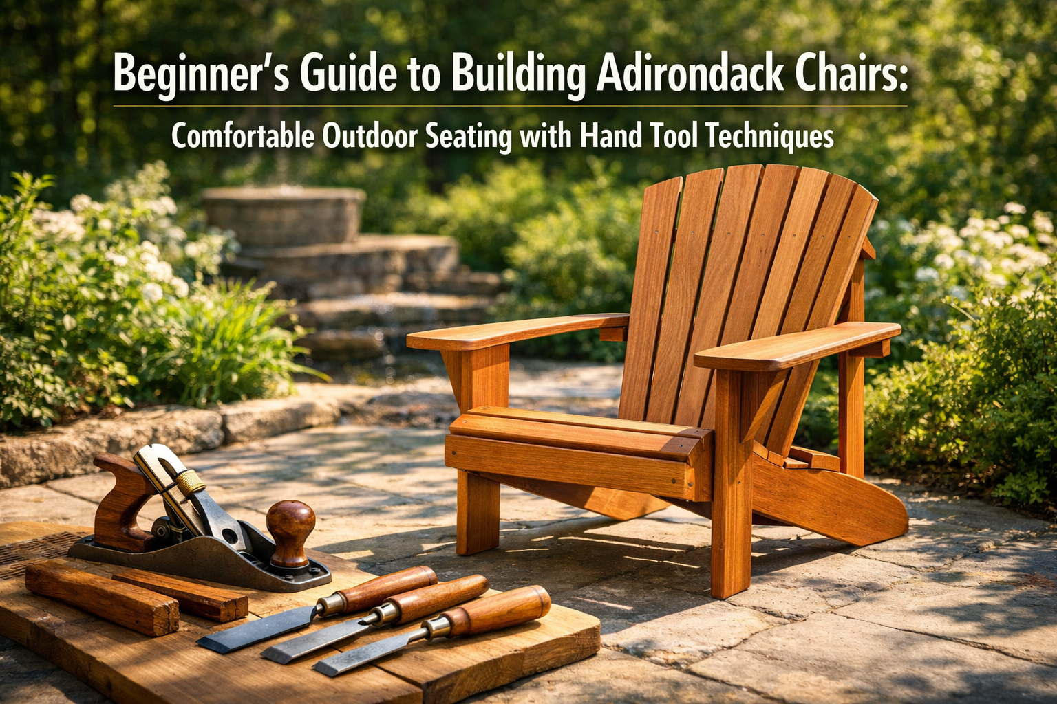 Beginner’s Guide to Building Adirondack Chairs: Comfortable Outdoor Seating with Hand Tool Techniques