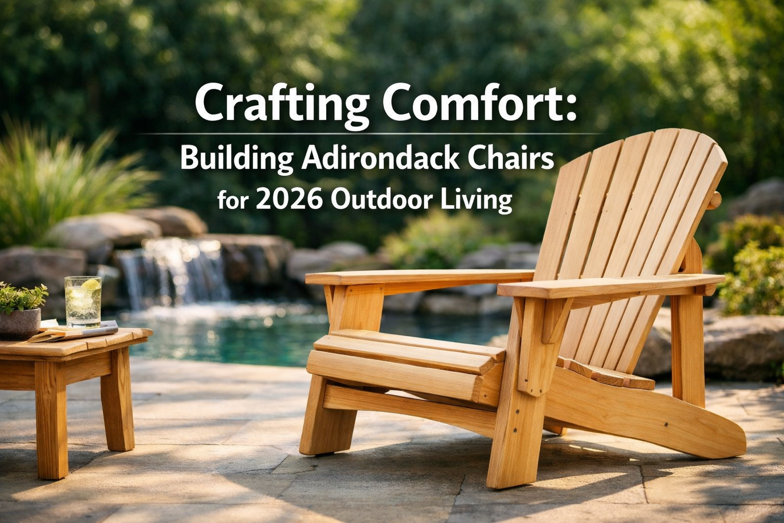 Building Adirondack Chairs: Ergonomic Outdoor Seating with Weather-Resistant Finishes