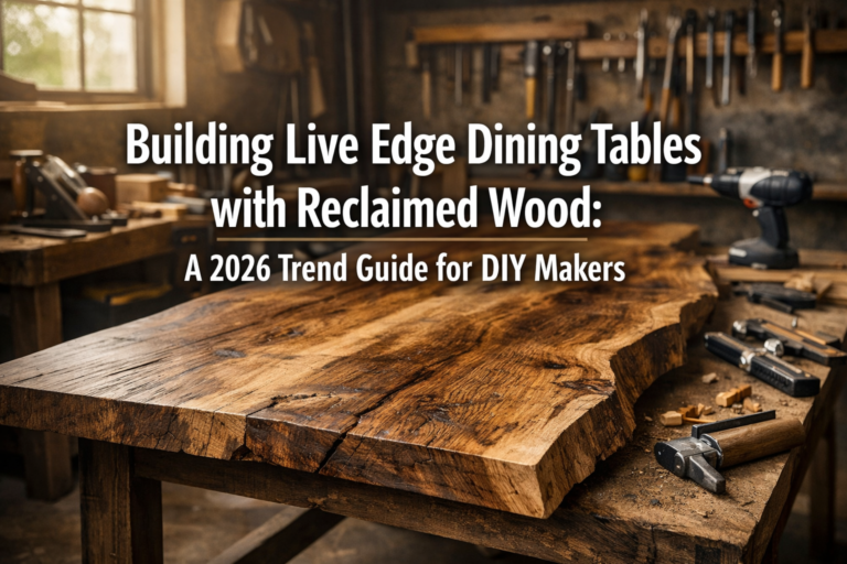 Building Live Edge Dining Tables with Reclaimed Wood: A 2026 Trend Guide for DIY Makers