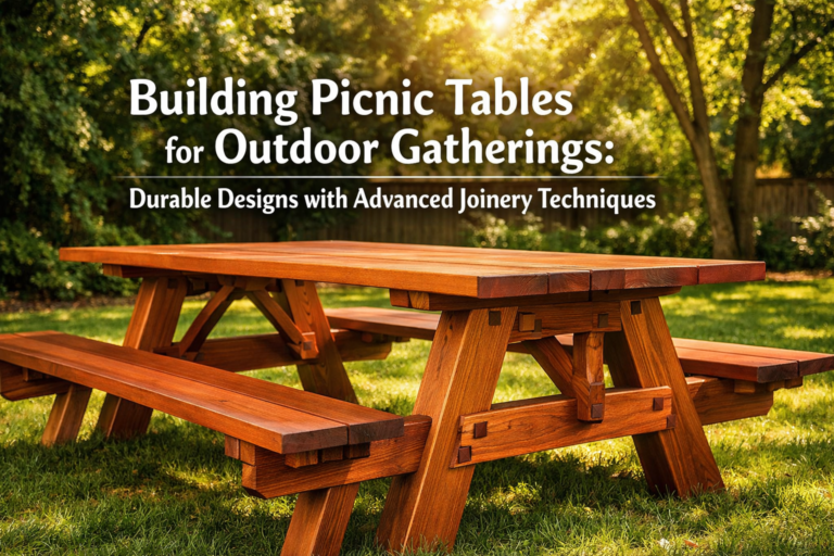 Building Picnic Tables for Outdoor Gatherings: Durable Designs with Advanced Joinery Techniques