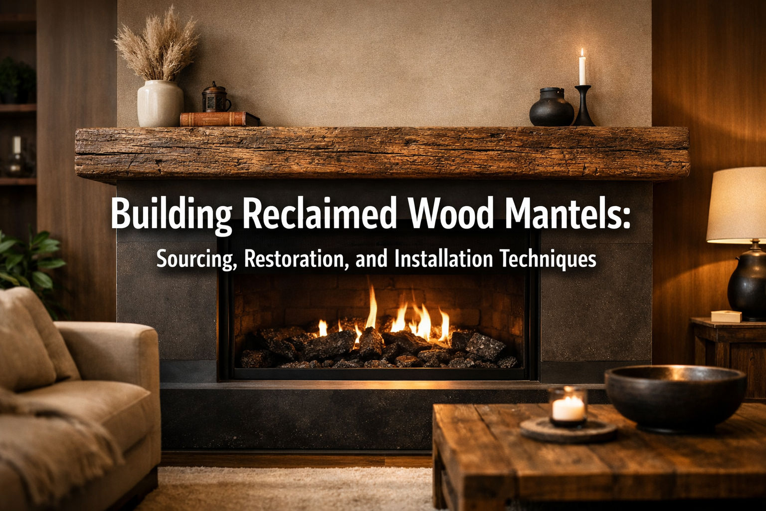 Building Reclaimed Wood Mantels: Sourcing, Restoration, and Installation Techniques