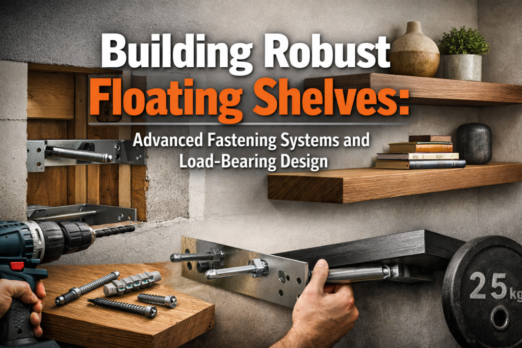Building Robust Floating Shelves: Advanced Fastening Systems