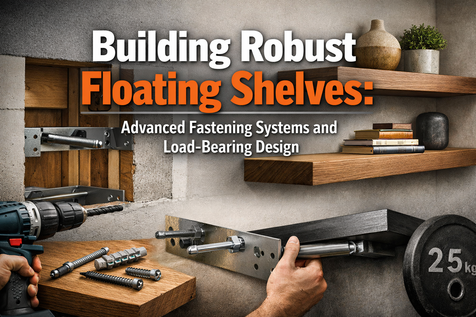 Building Robust Floating Shelves: Advanced Fastening Systems and Load-Bearing Design