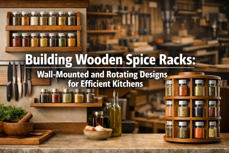 Building Wooden Spice Racks: Wall-Mounted and Rotating Designs for Efficient Kitchens