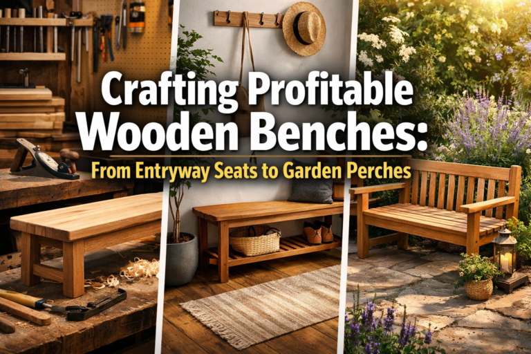 Crafting Profitable Wooden Benches: From Entryway Seats to Garden Perches