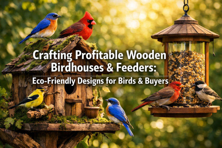 Crafting Profitable Wooden Birdhouses and Feeders: Eco-Friendly Designs That Attract Buyers and Birds