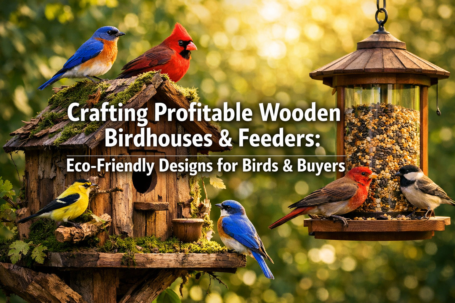 Crafting Profitable Wooden Birdhouses and Feeders: Eco-Friendly Designs That Attract Buyers and Birds