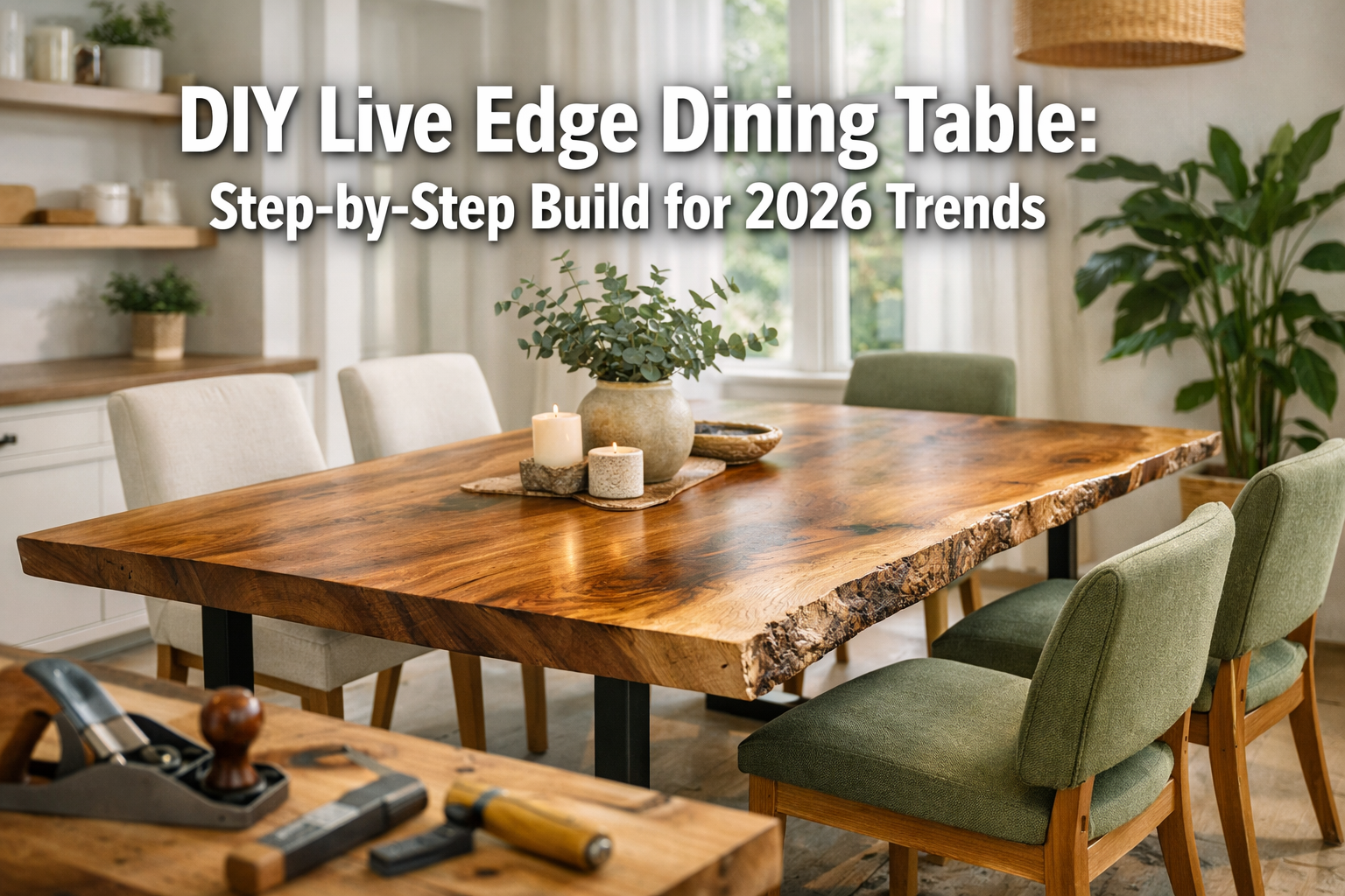 DIY Live Edge Dining Table: Step-by-Step Build for 2026 Trends
