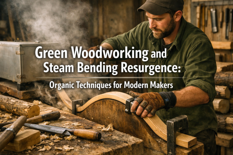 Green Woodworking and Steam Bending Resurgence: Organic Techniques for Modern Makers