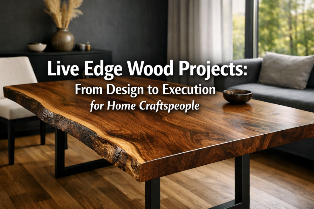 Live Edge Design Ravi Live Edge Wood Projects: From Design to Execution for Home C