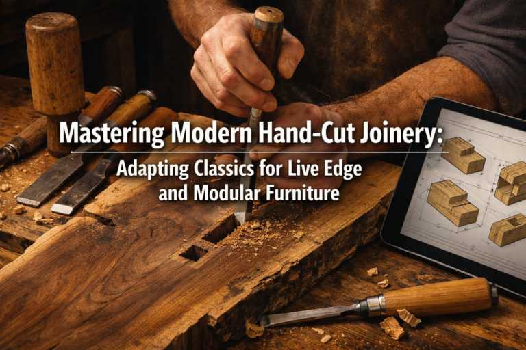 Mastering Modern Hand-Cut Joinery: Adapting Classics for Live Edge and Modular Furniture