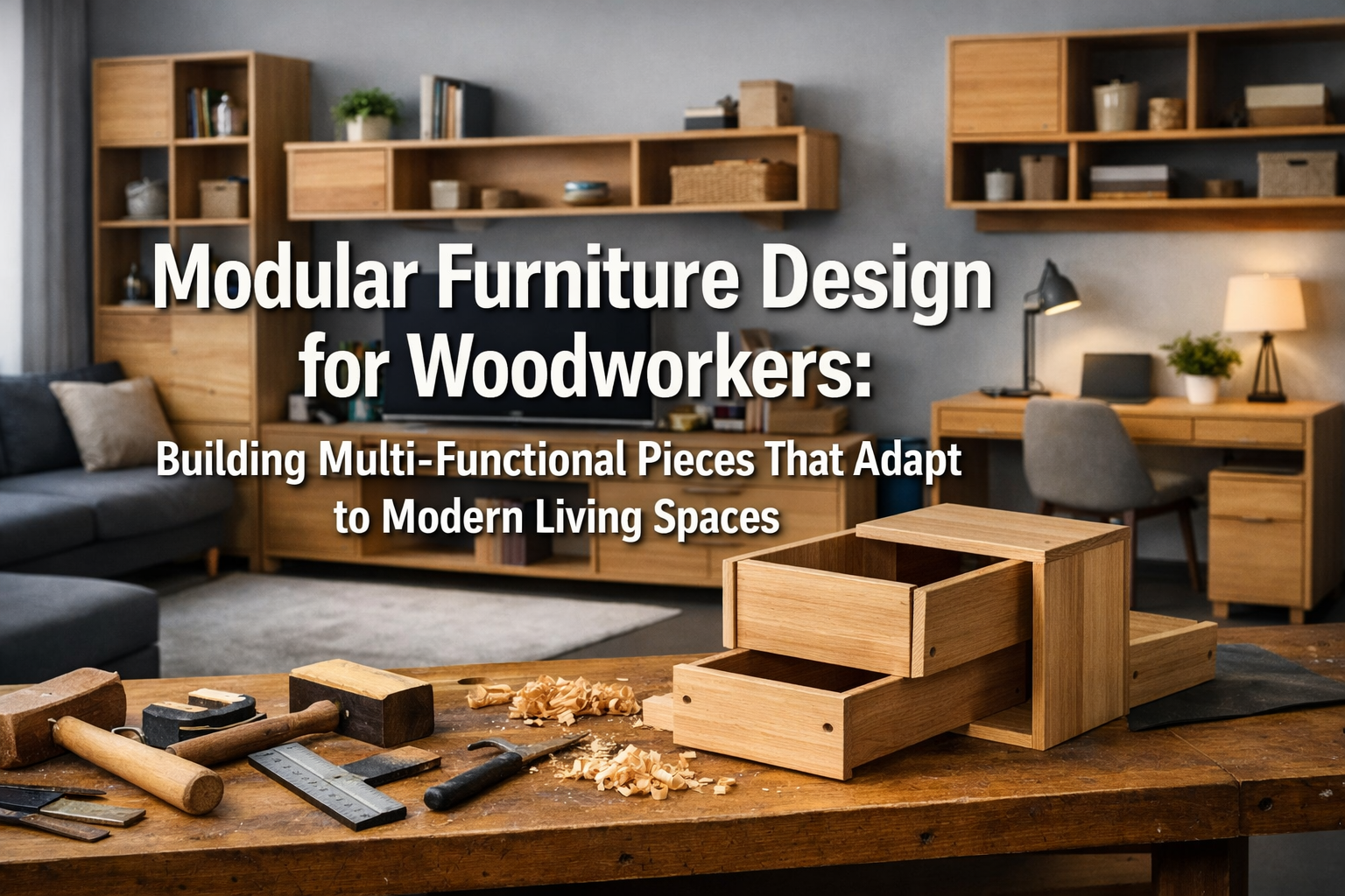 Modular Furniture Design for Woodworkers: Building Multi-Functional Pieces That Adapt to Modern Living Spaces