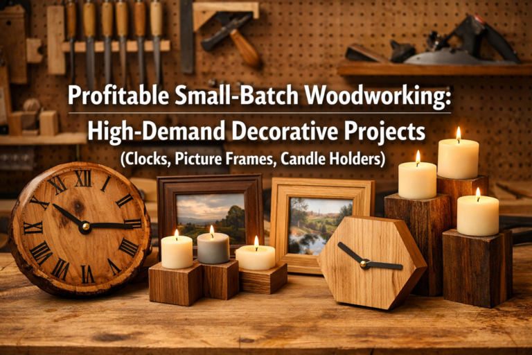 Profitable Small-Batch Woodworking: High-Demand Decorative Projects (Clocks, Picture Frames, Candle Holders)