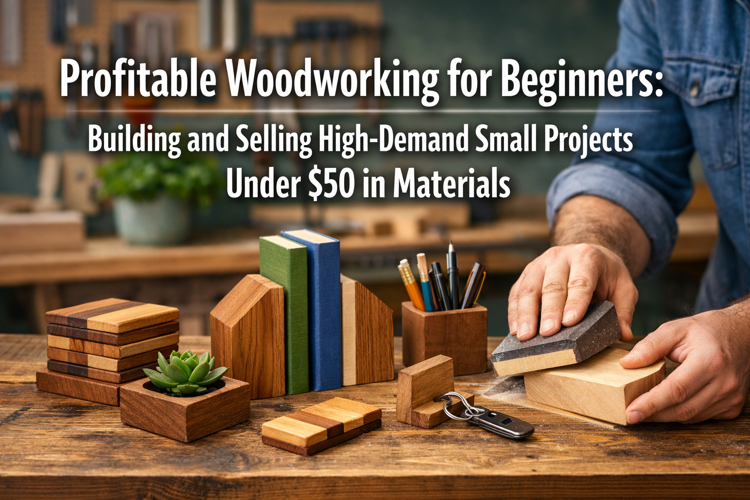 Profitable Woodworking for Beginners: Building and Selling High-Demand Small Projects Under $50 in Materials