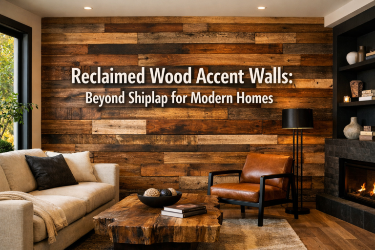 Reclaimed Wood Accent Walls: Beyond Shiplap for Modern Homes