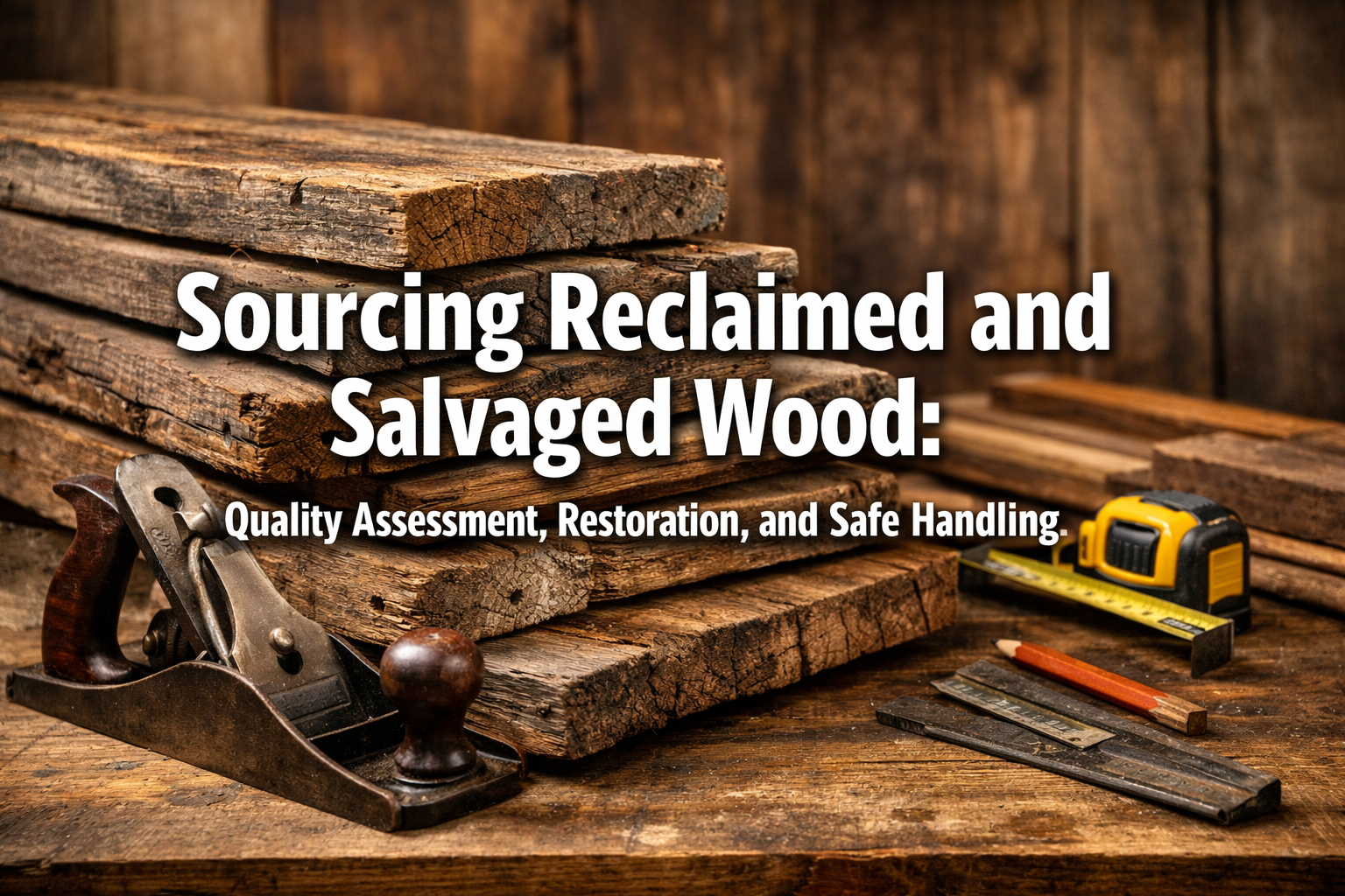 Sourcing Reclaimed and Salvaged Wood: Quality Assessment, Restoration, and Safe Handling