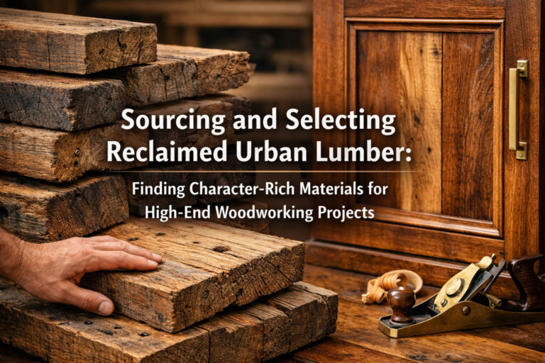 Sourcing and Selecting Reclaimed Urban Lumber: Finding Character-Rich Materials for High-End Woodworking Projects