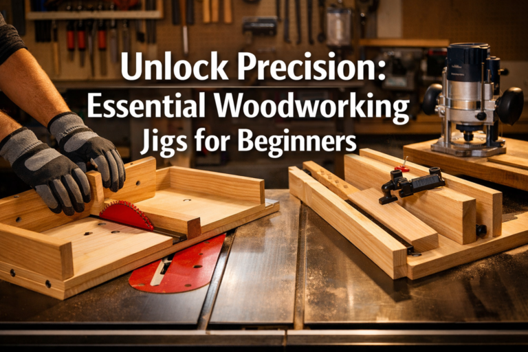 Beginner's Guide to Essential Woodworking Jigs: Improve Accuracy and Safety for Common Cuts