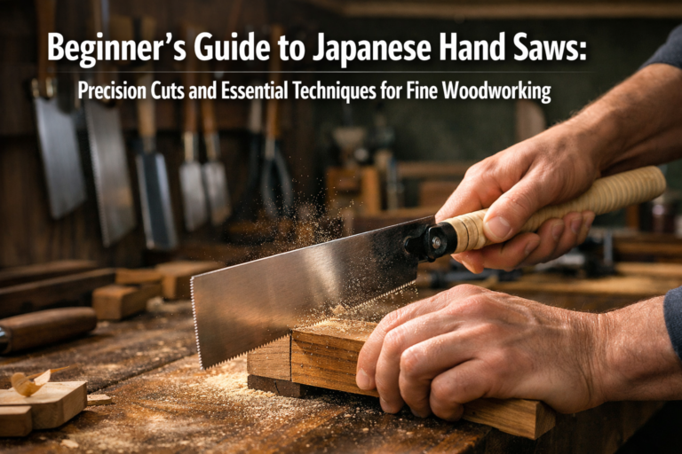 Beginner's Guide to Japanese Hand Saws: Precision Cuts and Essential Techniques for Fine Woodworking