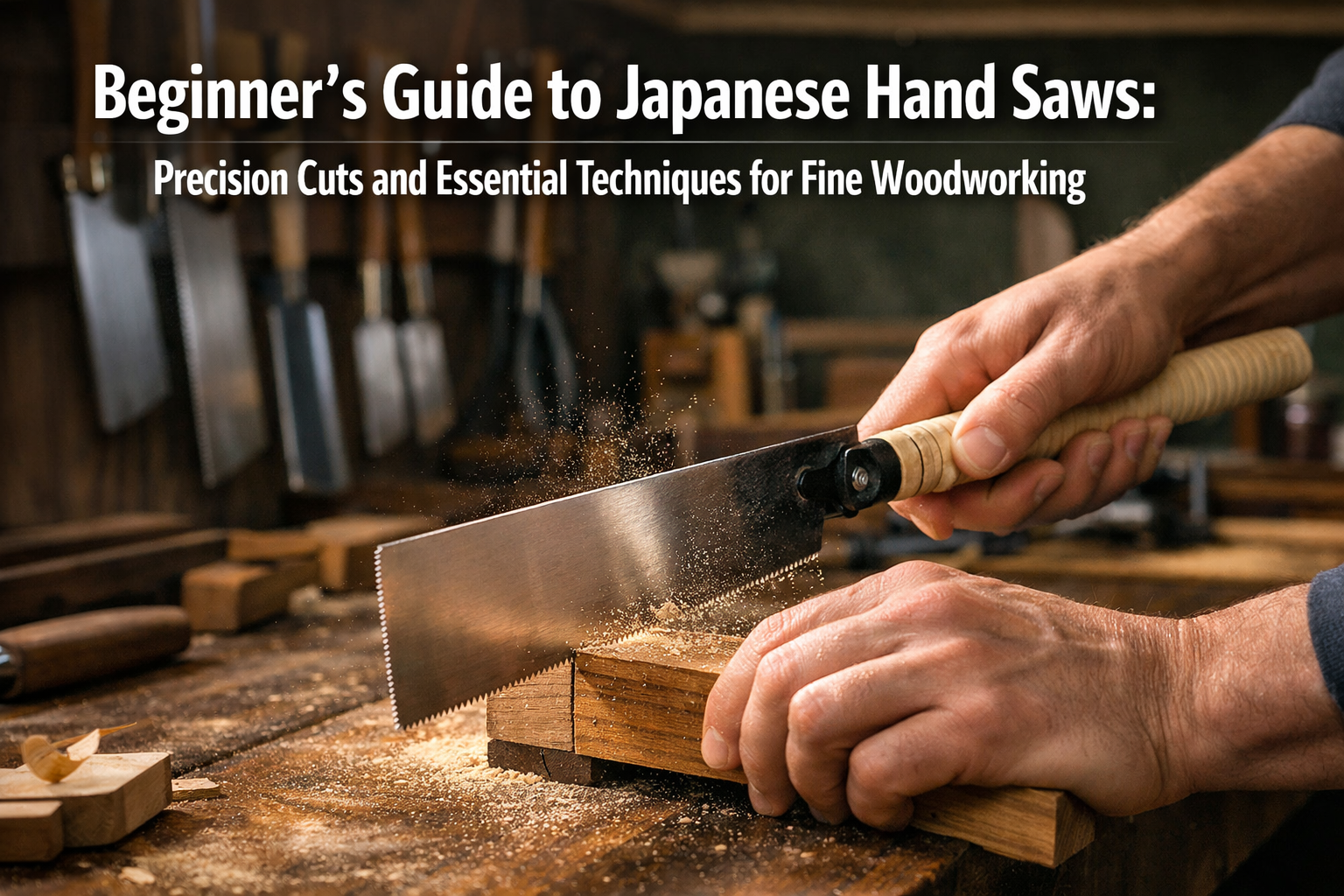 Beginner's Guide to Japanese Hand Saws: Precision Cuts and Essential Techniques for Fine Woodworking