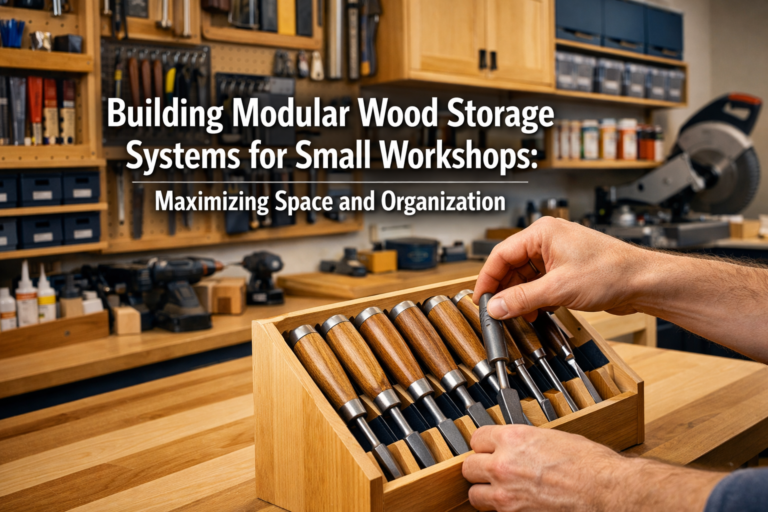 Building Modular Wood Storage Systems for Small Workshops: Maximizing Space and Organization