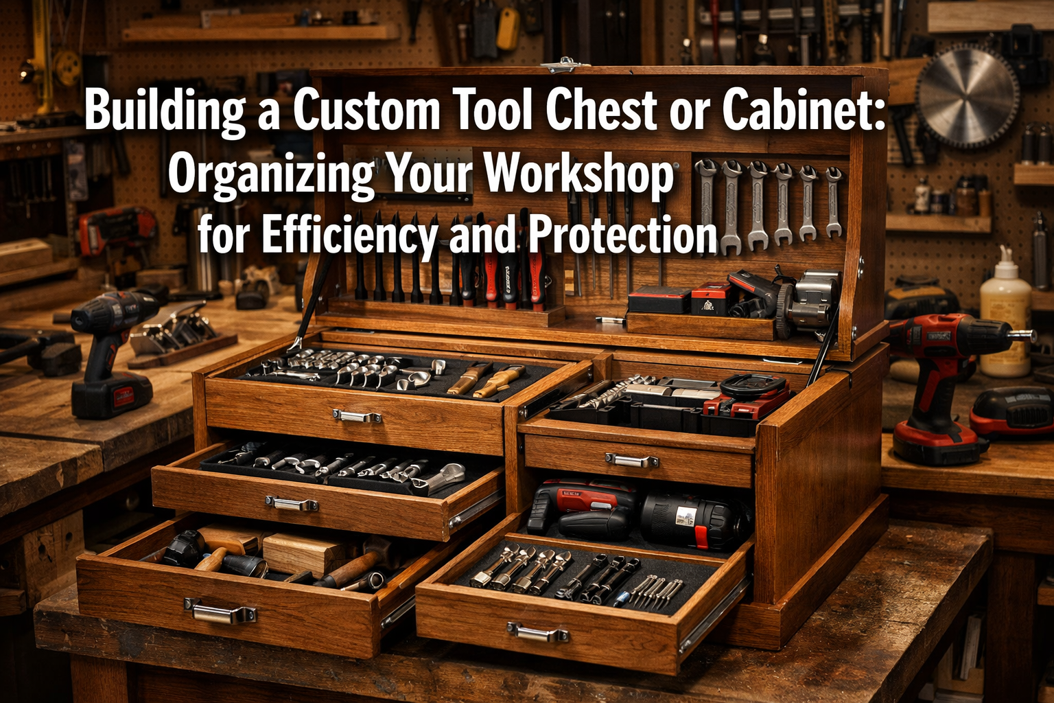 Building a Custom Tool Chest or Cabinet: Organizing Your Workshop for Efficiency and Protection
