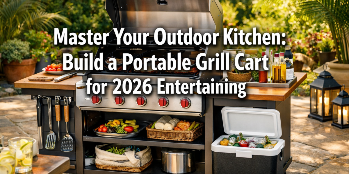Building a Portable Outdoor Kitchen or Grill Cart: Designs for Entertaining and Small Spaces
