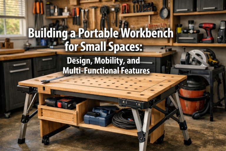 Building a Portable Workbench for Small Spaces: Design, Mobility, and Multi-Functional Features