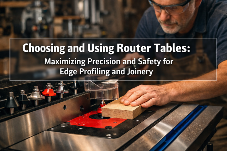 Choosing and Using Router Tables: Maximizing Precision and Safety for Edge Profiling and Joinery
