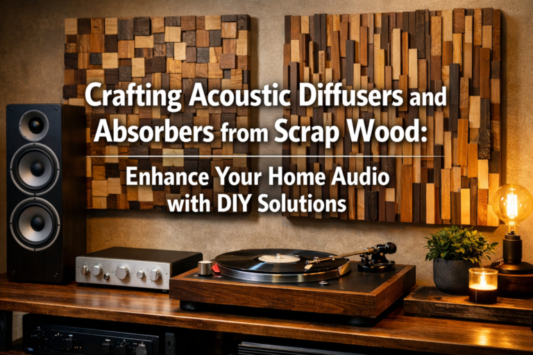 Crafting Acoustic Diffusers and Absorbers from Scrap Wood: Enhance Your Home Audio with DIY Solutions