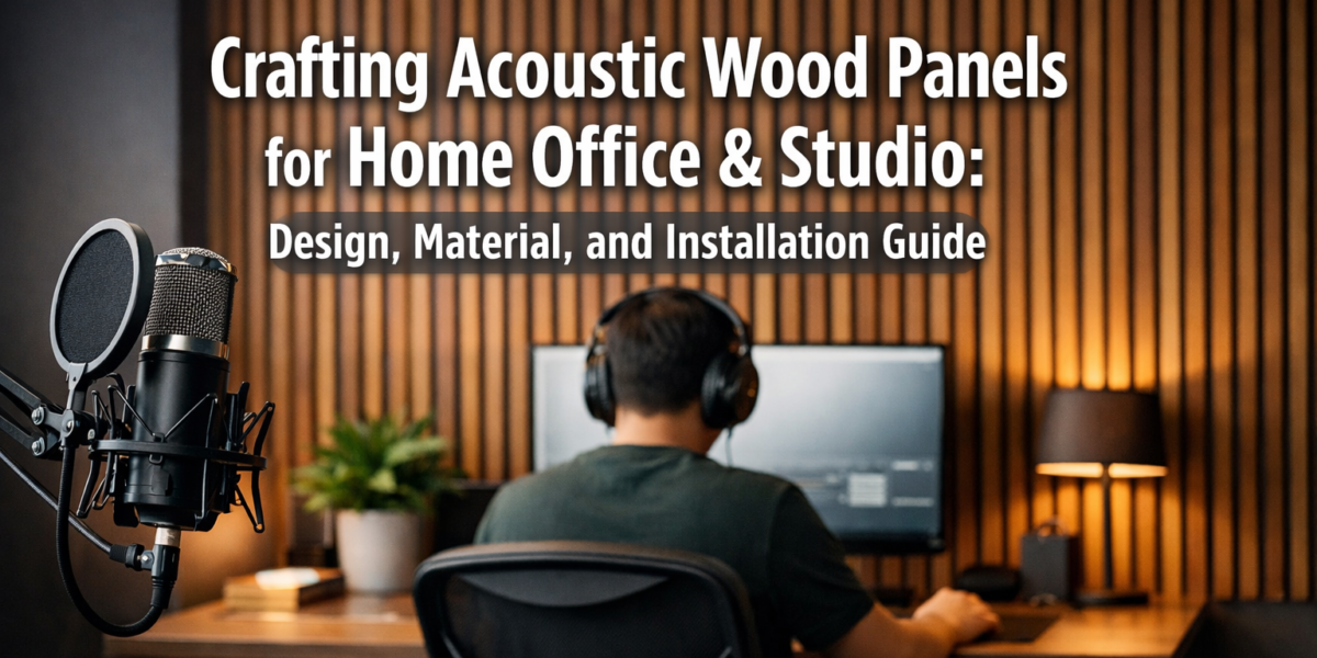 Crafting Acoustic Wood Panels for Home Office & Studio: Design, Material, and Installation Guide