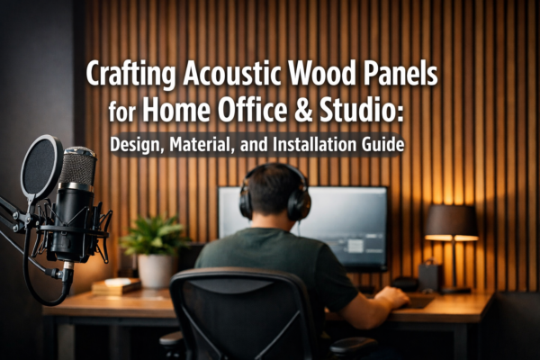 Crafting Acoustic Wood Panels for Home Office & Studio: Design, Material, and Installation Guide