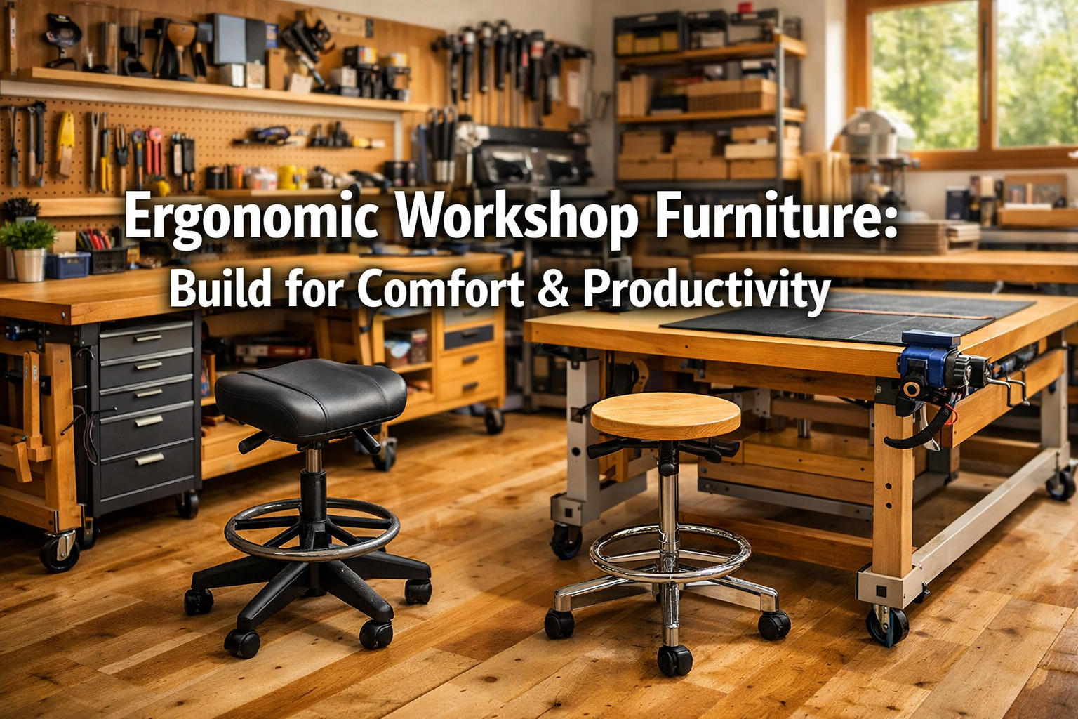 Creating Ergonomic Workshop Furniture: Building Custom Workbenches, Stools, and Storage to Prevent Strain and Increase Productivity