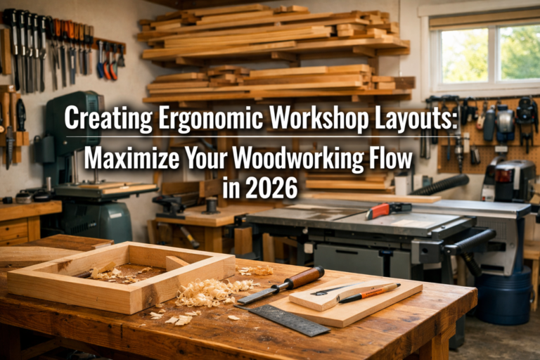 Creating Ergonomic Workshop Layouts: Maximizing Space and Workflow in Small to Medium-Sized Woodworking Shops