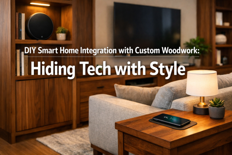DIY Smart Home Integration with Custom Woodwork: Hiding Tech with Style