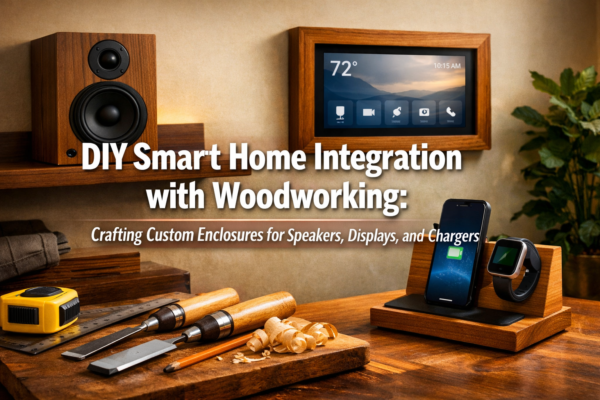DIY Smart Home Integration with Woodworking: Crafting Custom Enclosures for Speakers, Displays, and Chargers