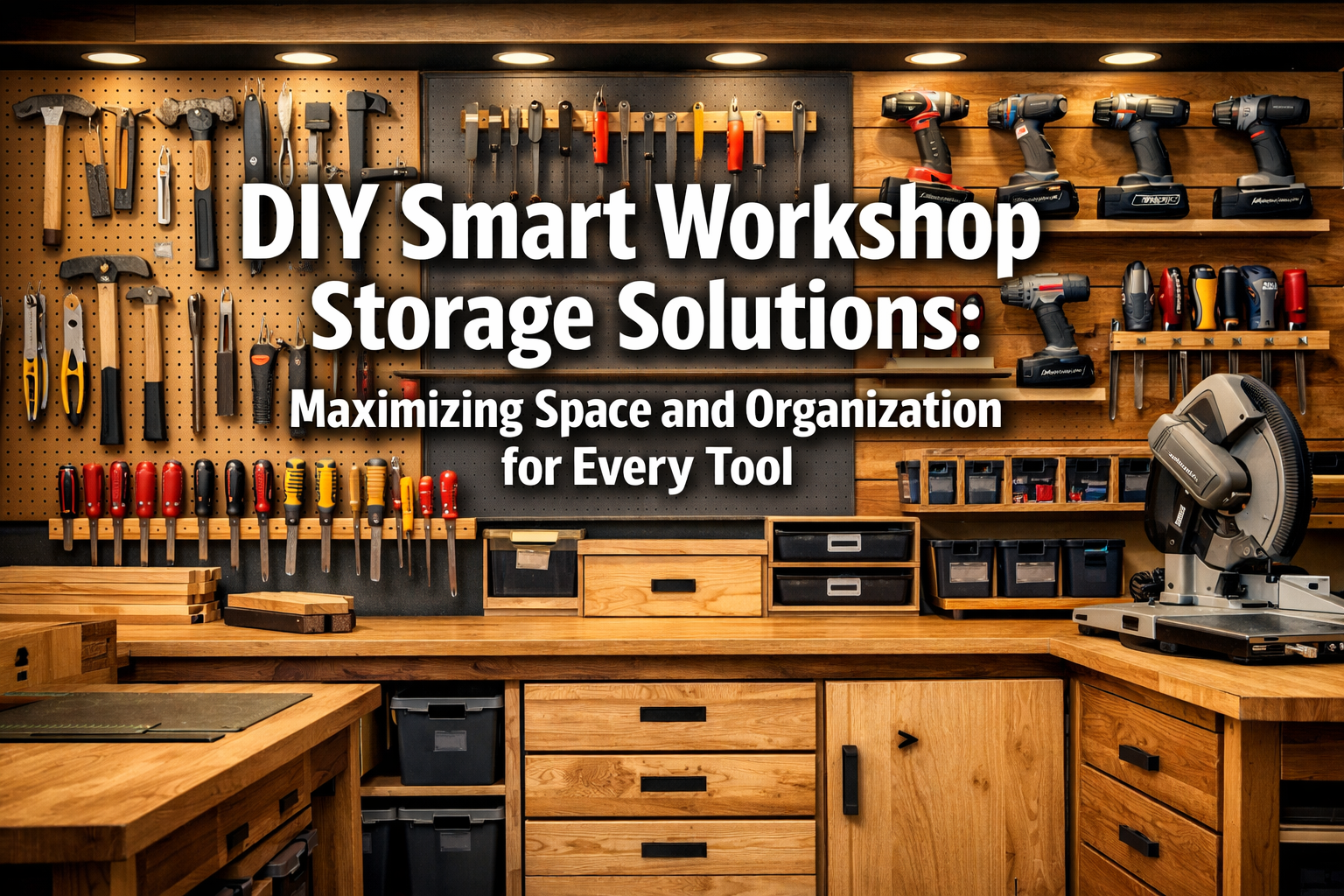 DIY Smart Workshop Storage Solutions: Maximizing Space and Organization for Every Tool