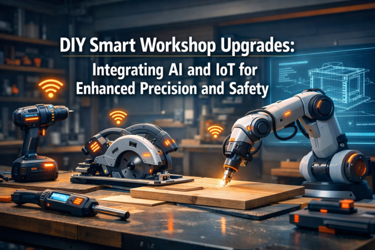DIY Smart Workshop Upgrades: Integrating AI and IoT for Enhanced Precision and Safety