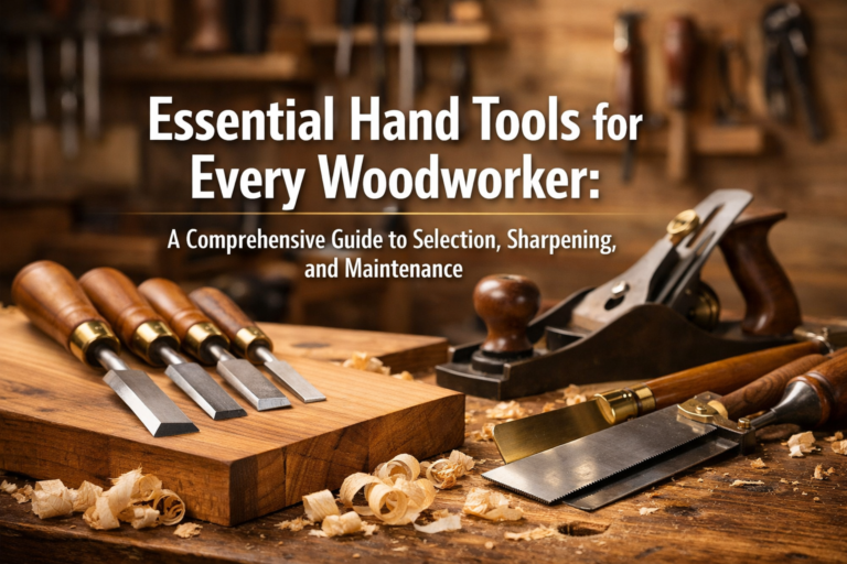 Essential Hand Tools for Every Woodworker: A Comprehensive Guide to Selection, Sharpening, and Maintenance