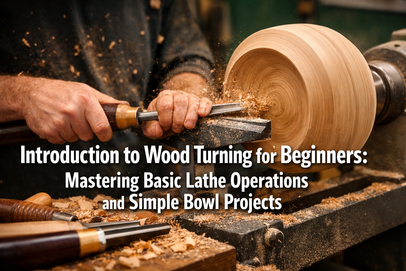 Introduction to Wood Turning for Beginners: Mastering Basic Lathe Operations and Simple Bowl Projects
