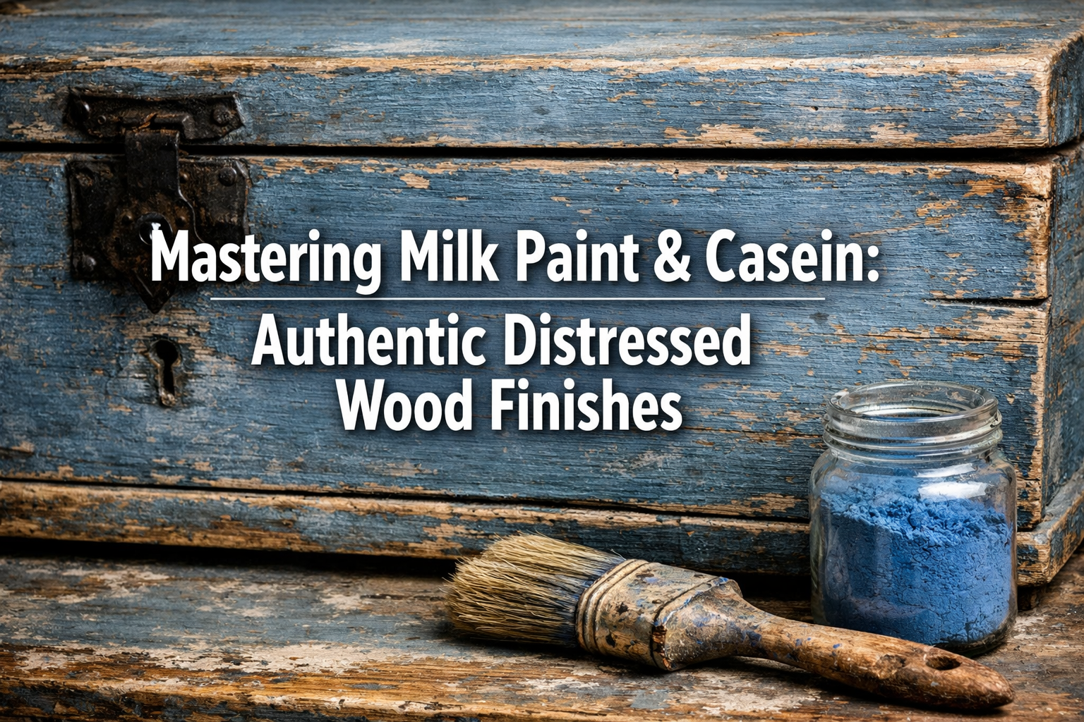 Mastering Milk Paint and Casein Finishes: Achieving Authentic Distressed and Period-Specific Looks on Wood