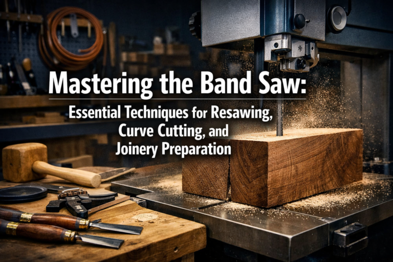 Mastering the Band Saw: Essential Techniques for Resawing, Curve Cutting, and Joinery Preparation