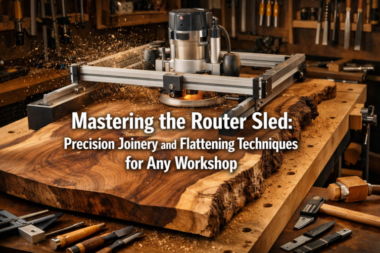 Mastering the Router Sled: Precision Joinery and Flattening Techniques for Any Workshop