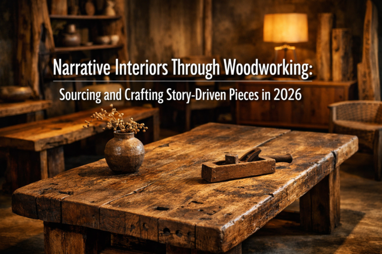 Narrative Interiors Through Woodworking: Sourcing and Crafting Story-Driven Pieces in 2026