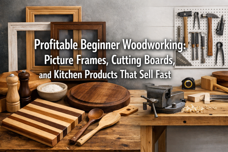 Profitable Beginner Woodworking: Picture Frames, Cutting Boards, and Kitchen Products That Sell Fast